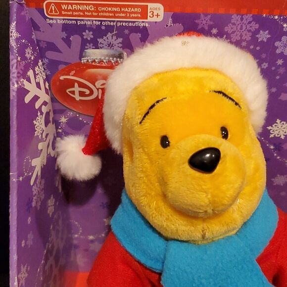 VINTAGE Winter Pooh & Piglet Musical Plush - Picture 2 of 7